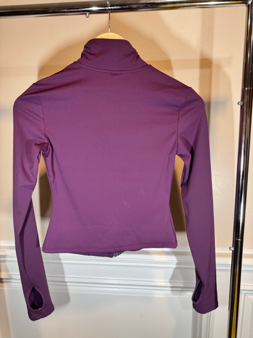 Purple Women's Full-Zip Active Jacket - Picture 3 of 6